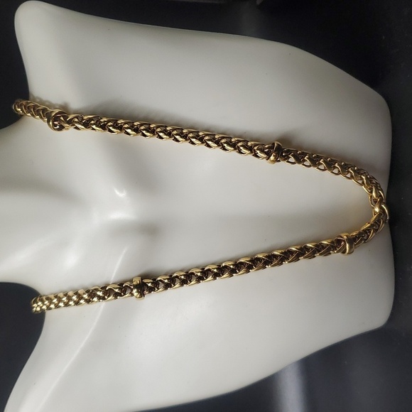 N3535 wheat estate royal chain necklace collectible mid-century‎